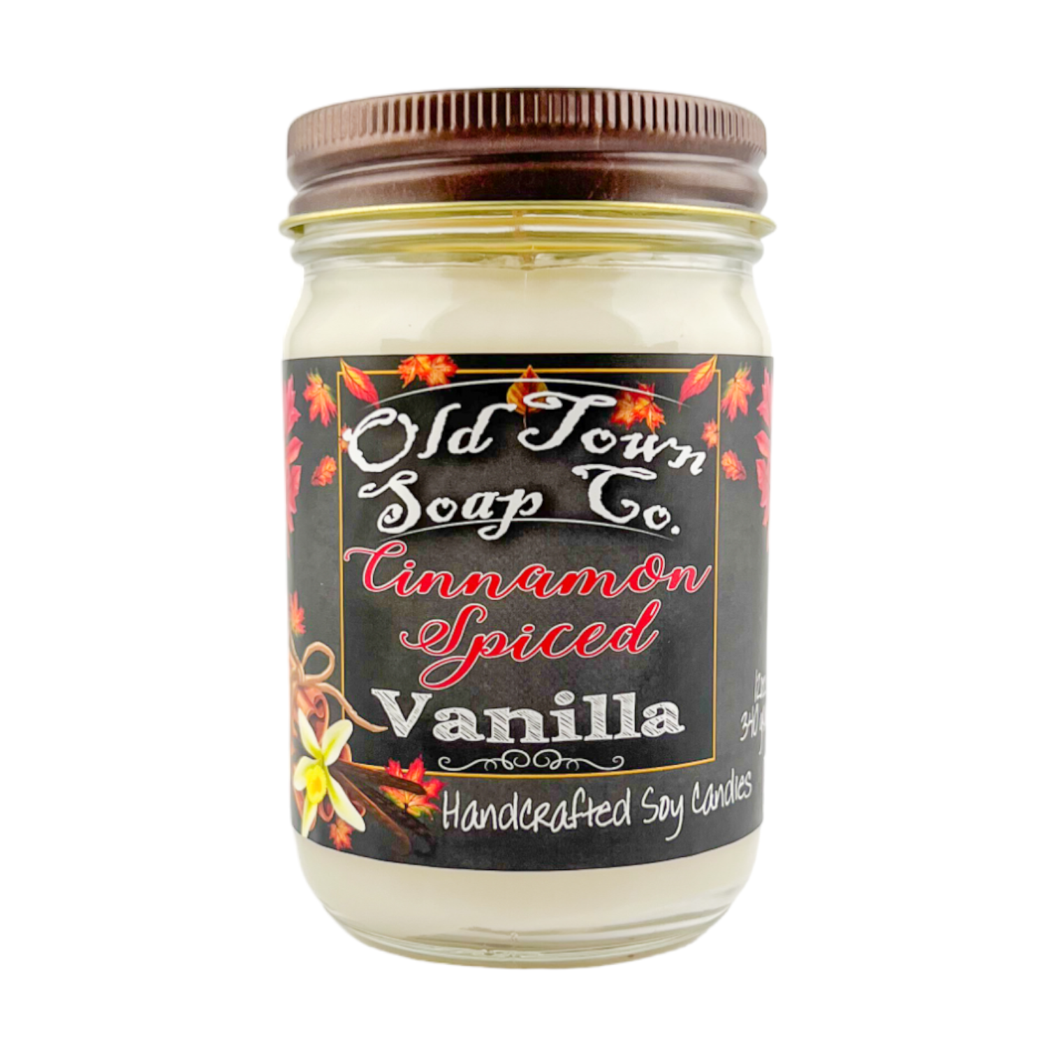 Old Town Soap Co. - Wholesale Jar/Filled Candle - Fall Scented 12oz Candles - Avail in 11 Perfect Fall Scents7