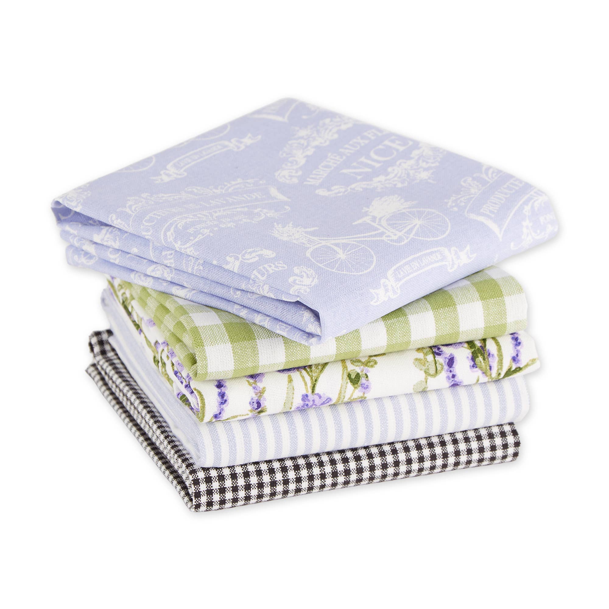 Design Imports - Wholesale Tea Towel - Life in Lavender Assorted Dishtowels- PDQ3