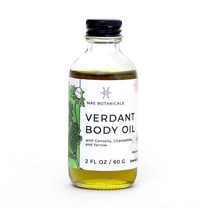 Verdant Body Oil for wholesale by Mae Botanicals
