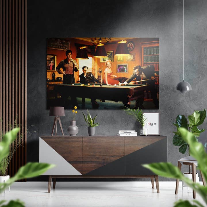 Game of Fate Geborsteld Aluminium Dibond Wandkunst voor wholesale door Insigne