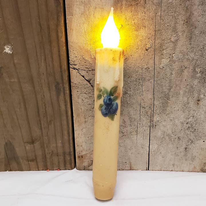 7" Battery Operated Taper Candle w/ Picture And Timer for wholesale by A.T. Imports