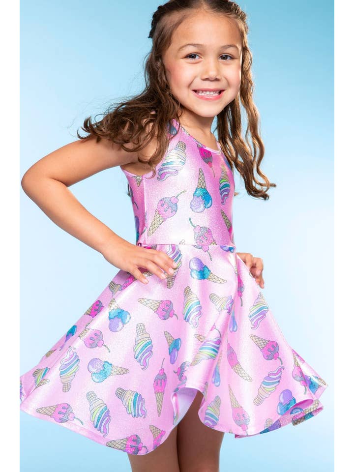PixieLane - Wholesale Dress - Kids - Glitter Tank Super Twirl Dress34