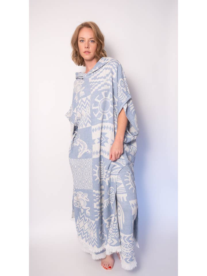 VATCHIO INC. - Wholesale Poncho - Unisex - Ethnic Caftan,Boho Print Poncho Set wit Pants