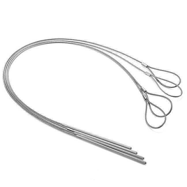 Fox Run Brands - Wholesale Skewer - Outset Flexible Skewers, Stainless Steel, Set of 4, 30"