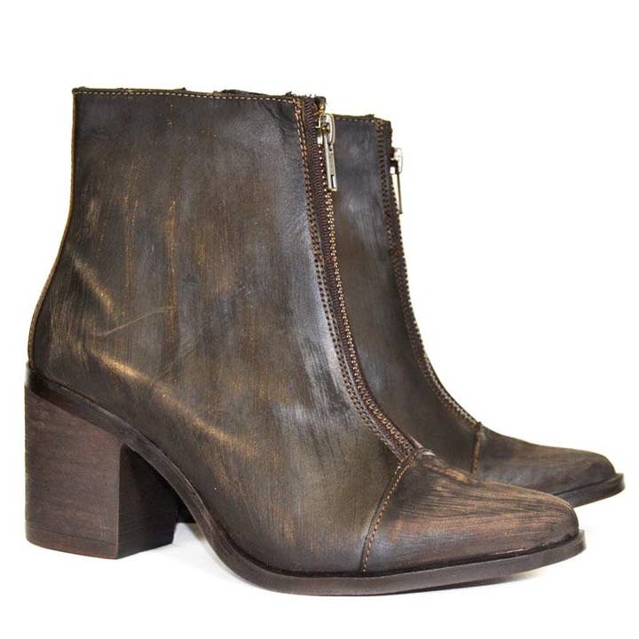 Bota de couro angustiada Krista - Atacado por atacado de Alcala's Boots
