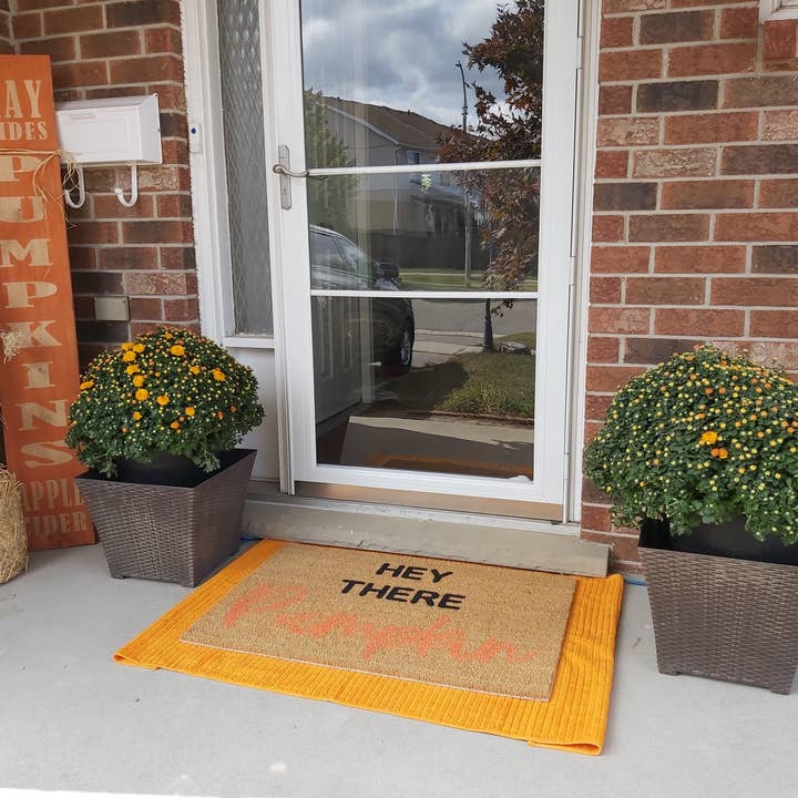 Hello Pumpkin - Doormat for wholesale by Crafty Crystal