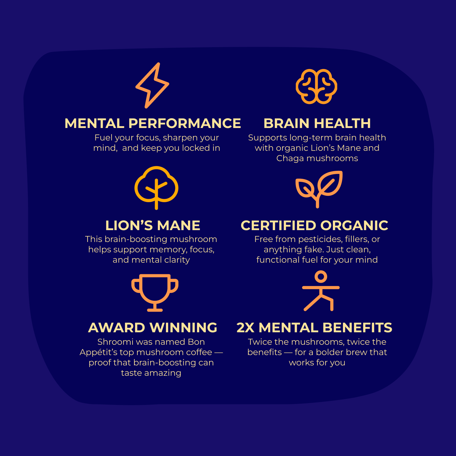 Shroomi - Wholesale Ground Coffee - Shroomi Mushroom Coffee - Light Roast Mexico, Ground Organic Coffee, 10oz Bag2