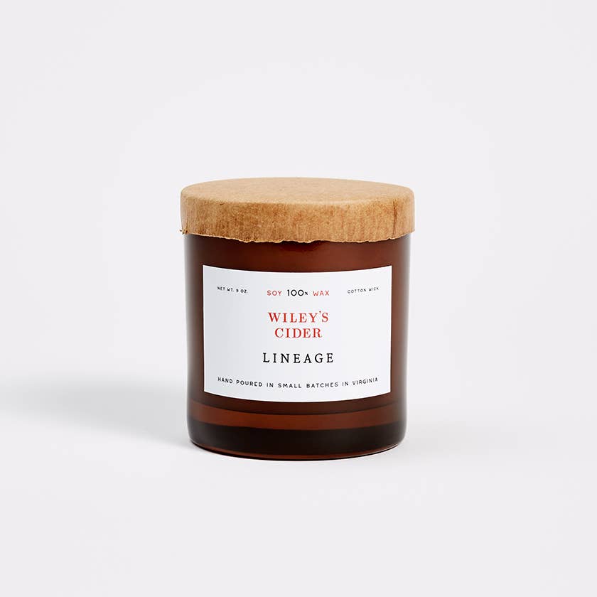 Lineage - Wholesale Jar/Filled Candle - Wiley's Cider Candle