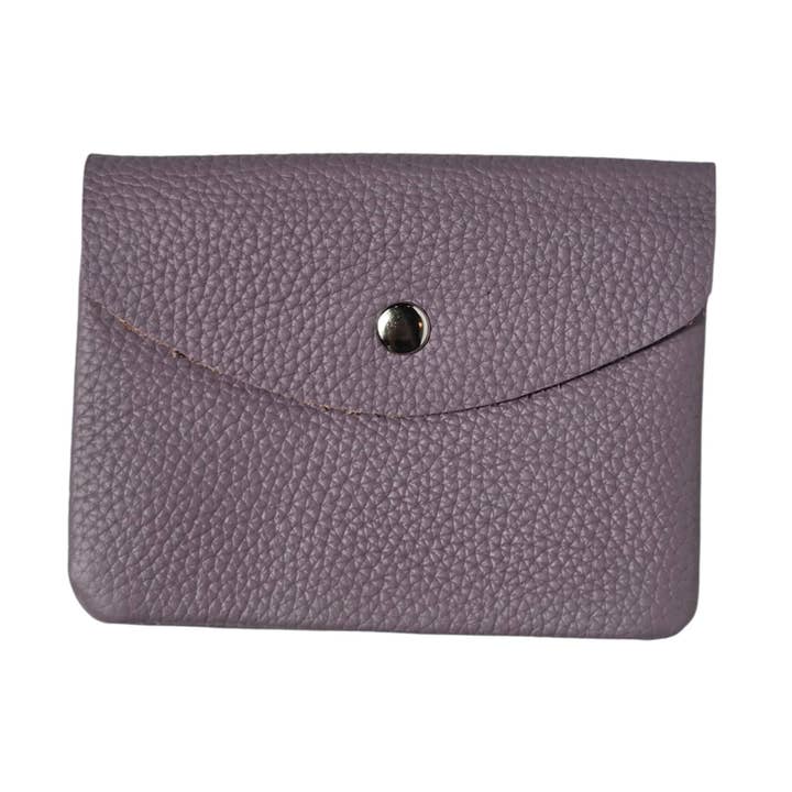 Portamonete in pelle viola per la vendita all'ingrosso da parte di Strathurie