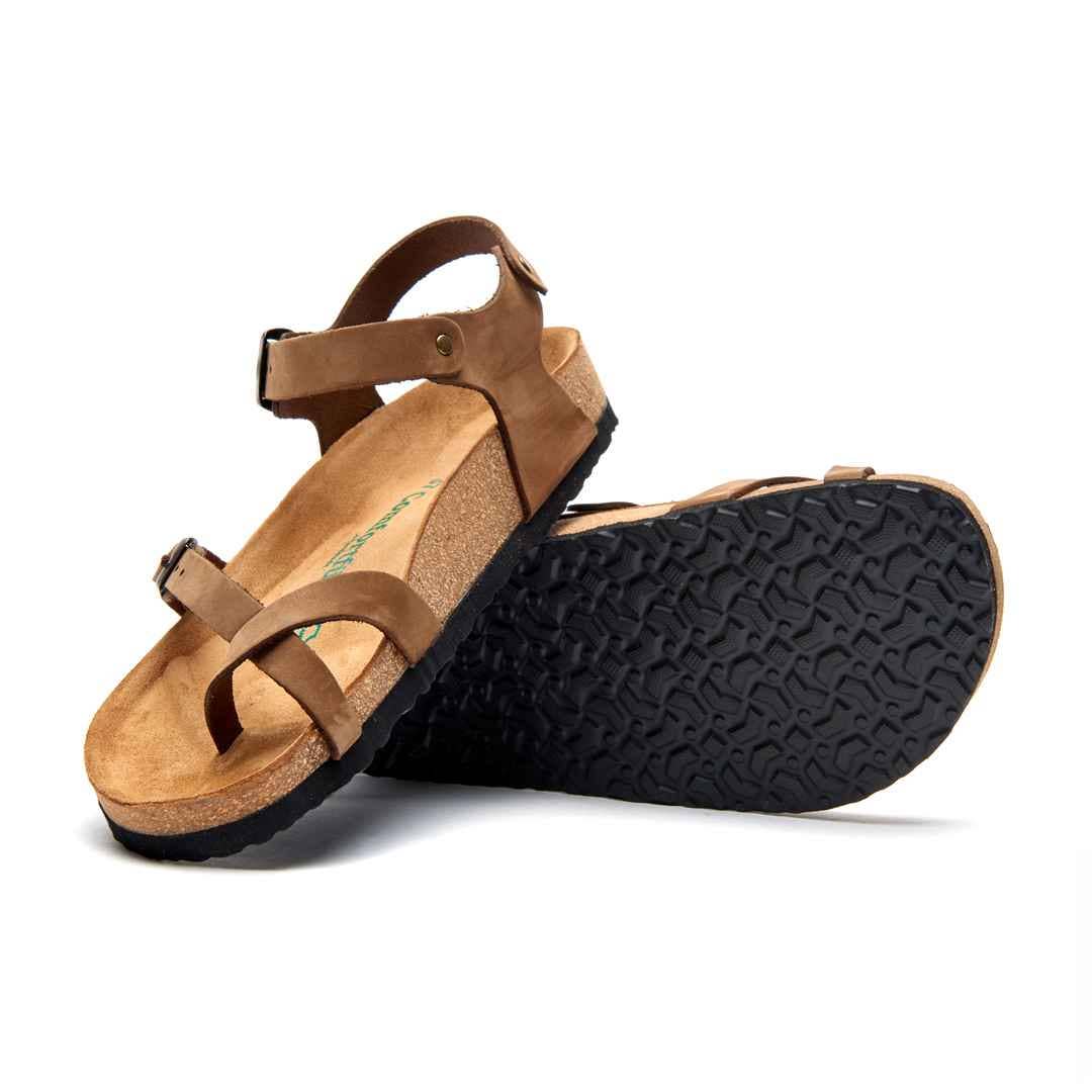 Comfortfusse - Wholesale Sandals - Women's - Gabriella - Genuine Leather Orthopedic Flat Sandals5