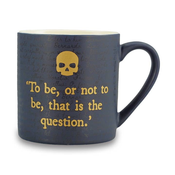 Ceramic Mug (10.5 fl oz) - Shakespeare (Hamlet) for wholesale by Half Moon Bay By Design