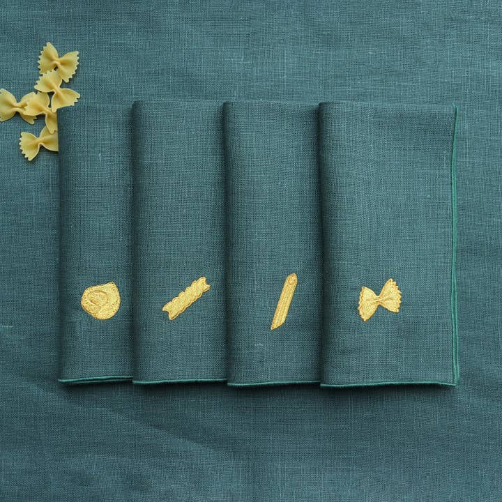 Giardino Segreto – Guardanapo e pano de jantar por atacado – Guardanapo em puro linho PASTA3