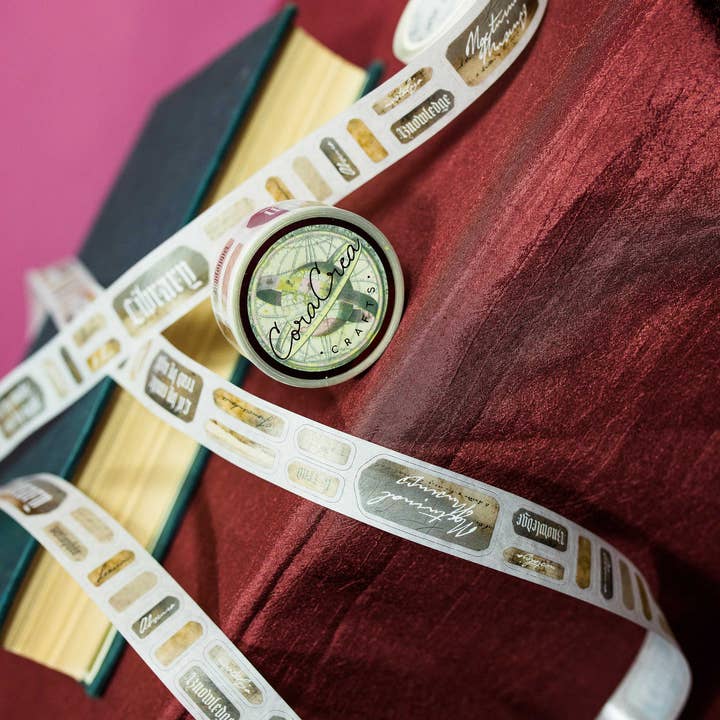 CoraCreaCrafts - Wholesale Tape - Academia Peel Off Labels