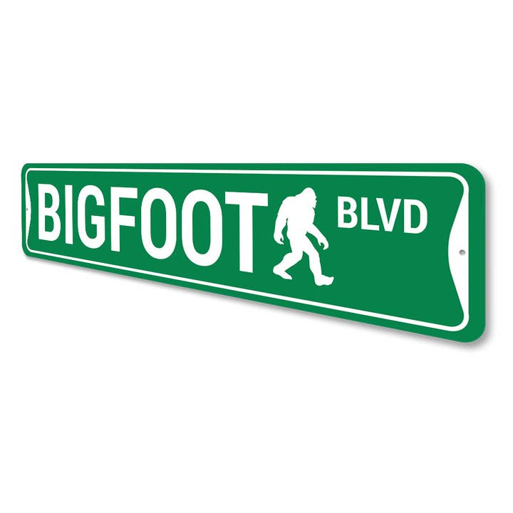 Lizton Sign Shop, Inc - Wholesale Sign - Bigfoot Blvd Metal Sign