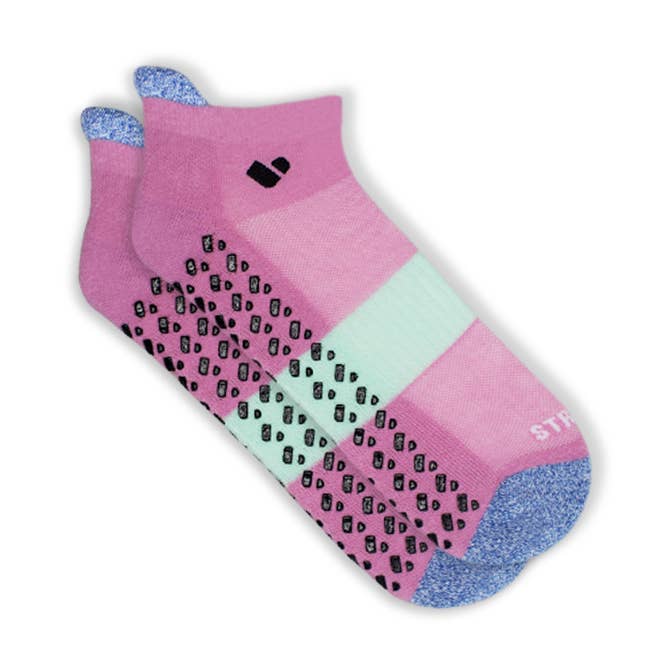 Rosa halkfria ankelstrumpor för träning för wholesale av Stand4 Socks