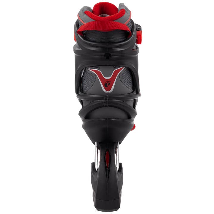 National Sporting Goods - NSG - Wholesale Sporting Accessories - Chicago Boy's Adjustable Inline Skates - Black/Red
