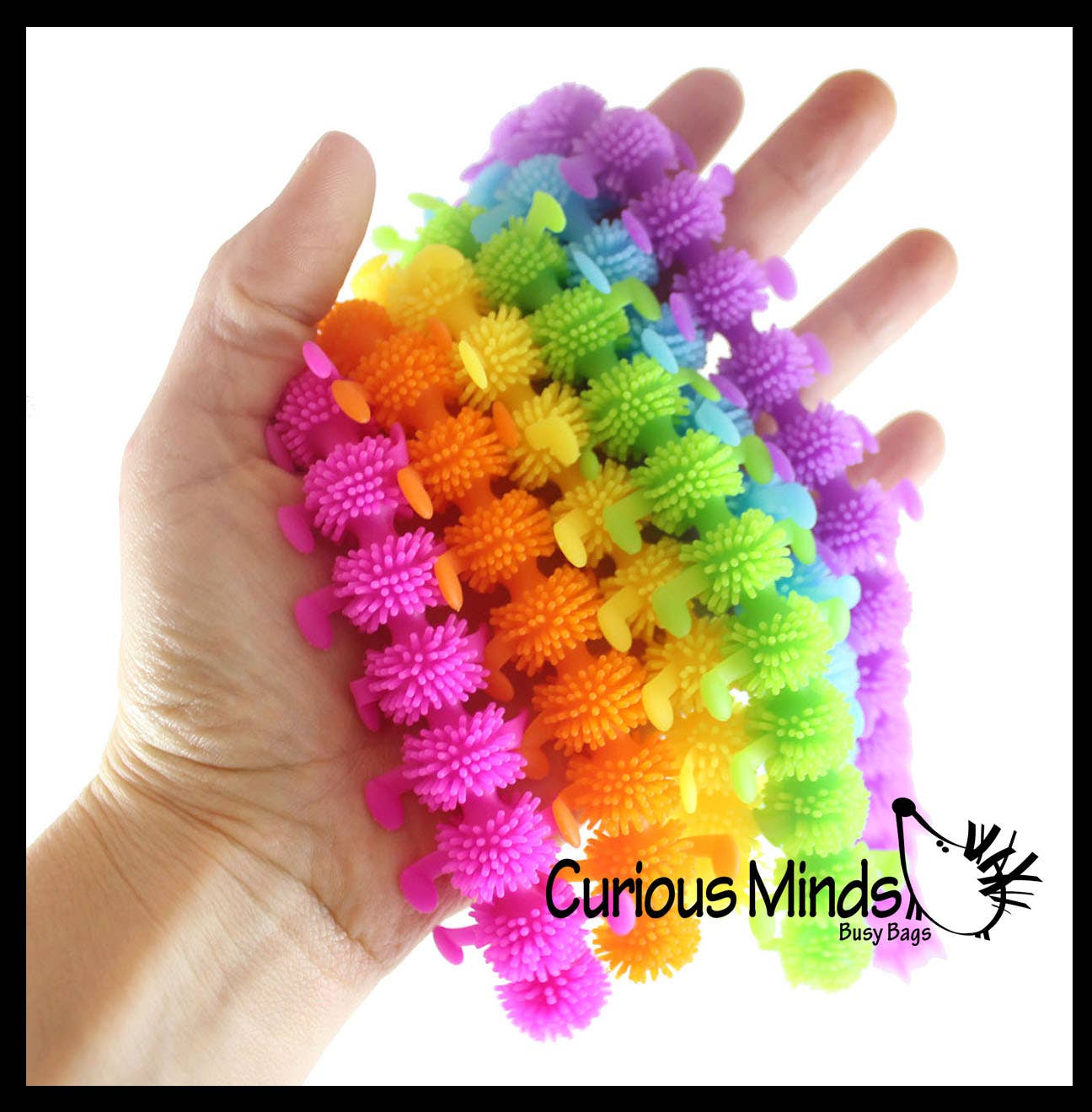 Curious Minds Toys – wholesale Fidget Toy - Barn – 1 stretchiga Caterpillar Animal Puffer stretchiga nudelleksaker -6