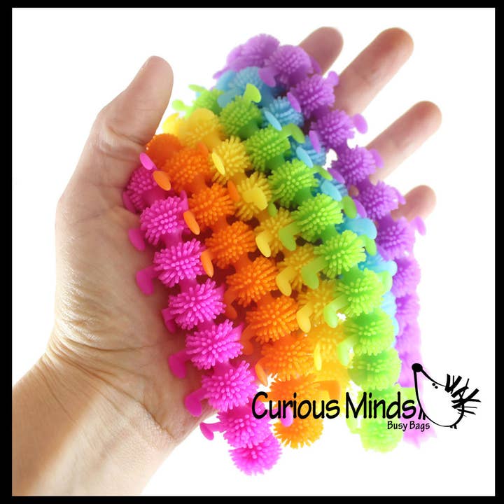 Curious Minds Toys – wholesale Fidget Toy - Barn – 1 stretchiga Caterpillar Animal Puffer stretchiga nudelleksaker -6