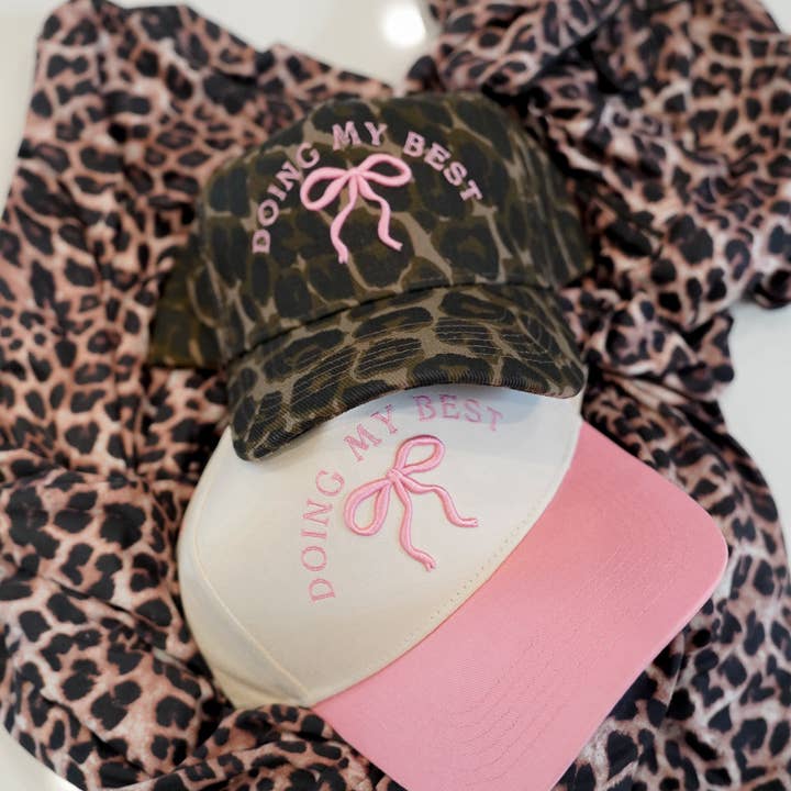 KENZKUSTOMZ - Vente Casquette de camionneur – femme - Faire de mon mieux - Casquette de camionneur vintage