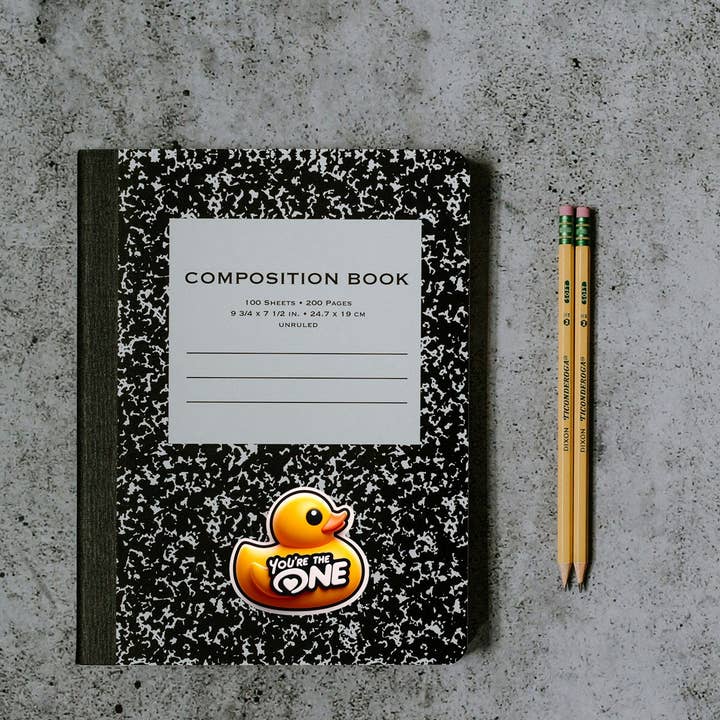 ADH Stickers - Wholesale Sticker - You're The One Ducky - Wholesale Die Cut Vinyl Sticker3