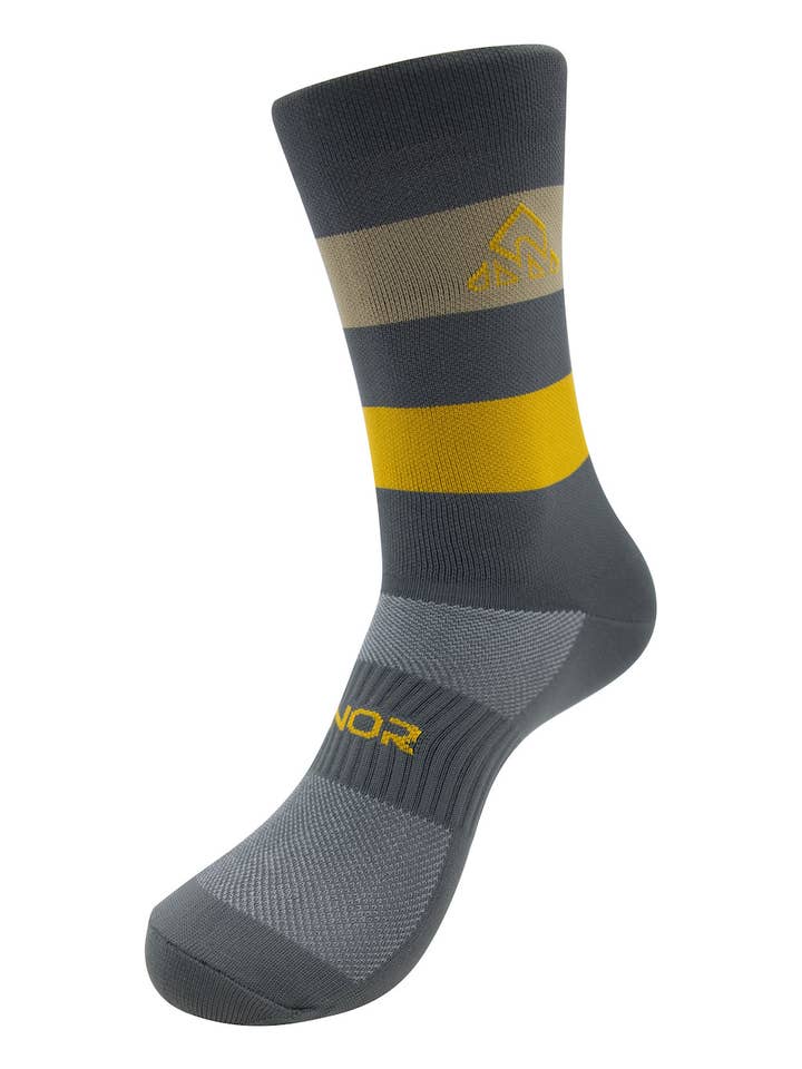 Unisex Gray / Khaki Cycling Socks for wholesale on Faire