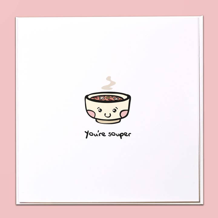 Du er en suppehilsen kort for engroshandel hos The Crafty Giraffe