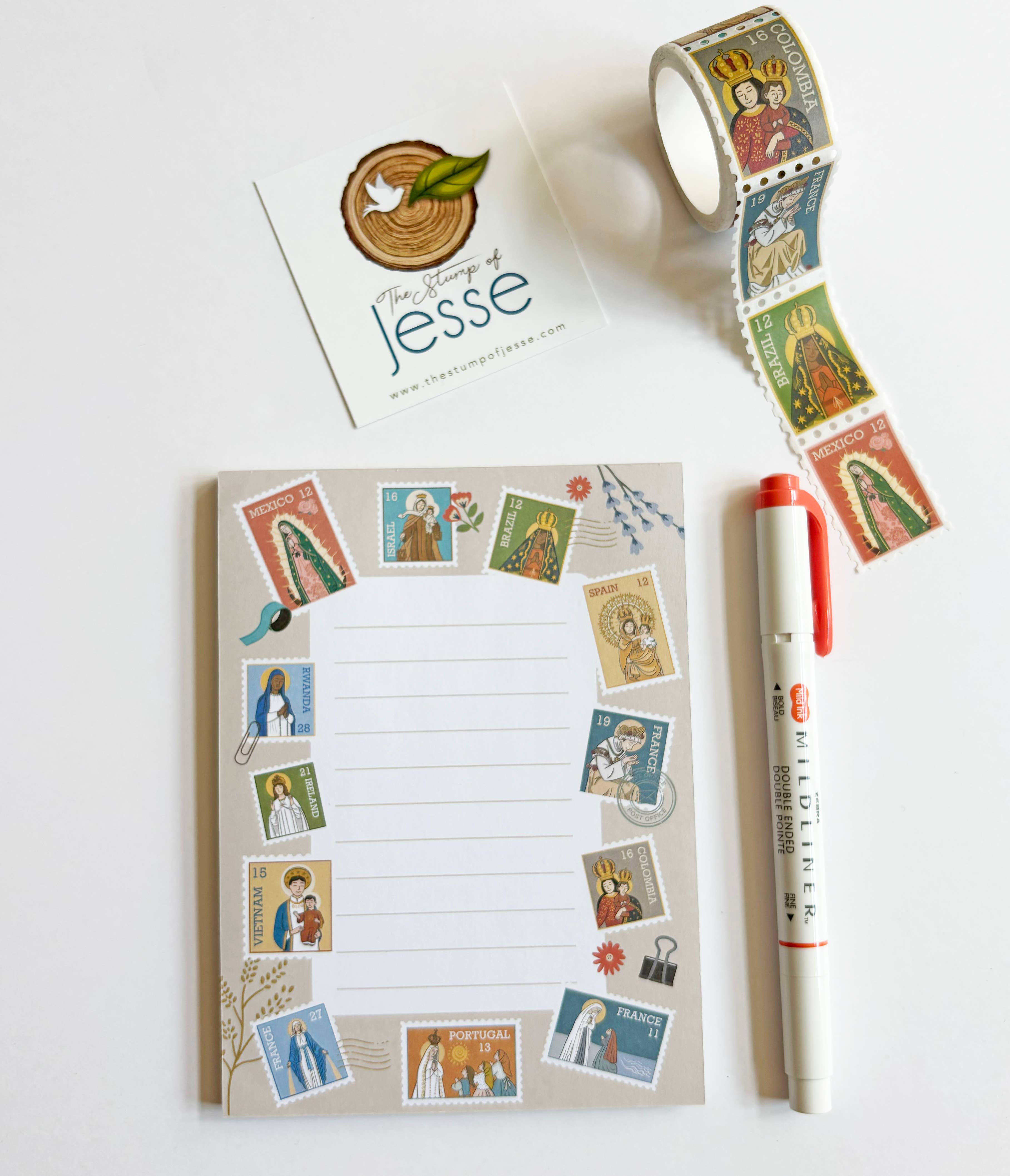 The Stump of Jesse - Wholesale Notepad - Ave Maria Post Notepad7
