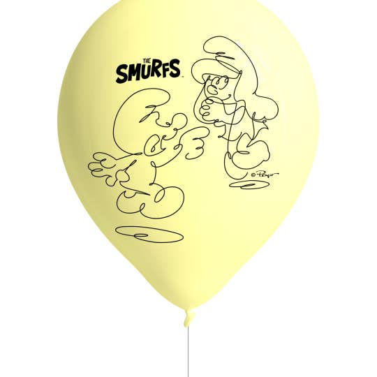 Dream Party - Wholesale Balloon - 8 Smurfs Latex Balloons1