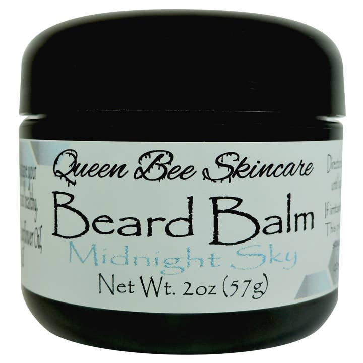 Midnight Sky Beard Balm 2oz for wholesale by Queen Bee Skincare, LLC