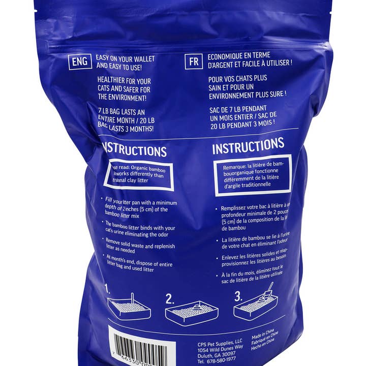 The Original Poop Bags® - Wholesale Cat Litter - Catfidence™ Bamboo Cat Litter