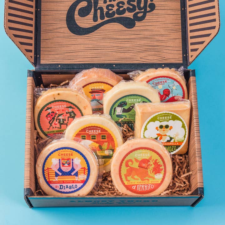Cheese Brothers - Wholesale Cheese - The Brotherhood Cheese Assortment Pack (8 Cheeses)