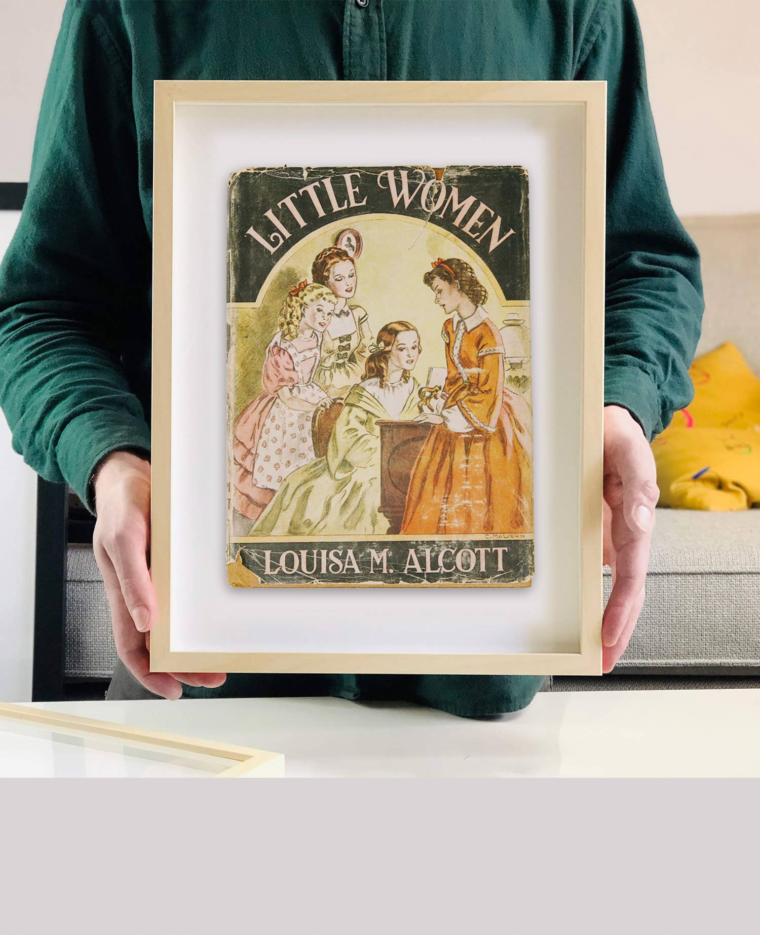 The Curious Desk - Wholesale Art Print - Little Women by Louisa M. Alcott Book Cover Print3