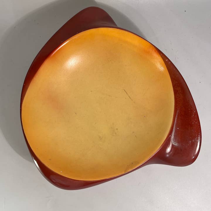 Vaciabolsillos de cerámica de Vibi Torino marrón y ocre para venta al por mayor de DADA Novecento