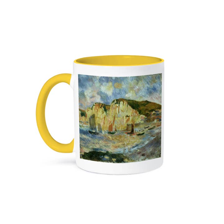 3dRose - Wholesale Coffee Mug - 3dRose, Sea and Cliffs by Pierre-Auguste Renoir, Mug