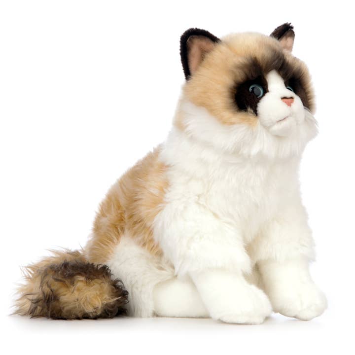 Keycraft - Wholesale Stuffed/Plush Toy - Kids & Baby - Living Nature Ragdoll Cat Plush Stuffed Animal Toy