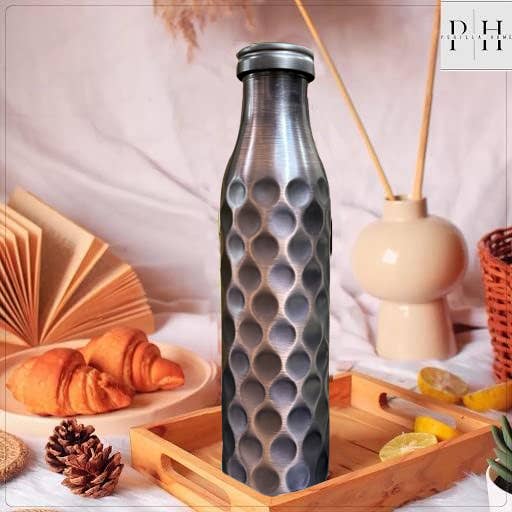Perilla Home - Wholesale Water Bottle -   BMC Antique Diamond Copper Water Bottle 32.12 Oz 2