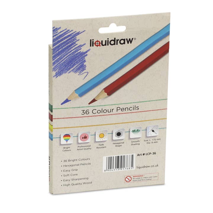 Liquidraw - Wholesale Coloured pencil - Liquidraw 36 Adult Colouring Pencils, Premium Art Coloured Drawing Pencils for Adults and Professionals2