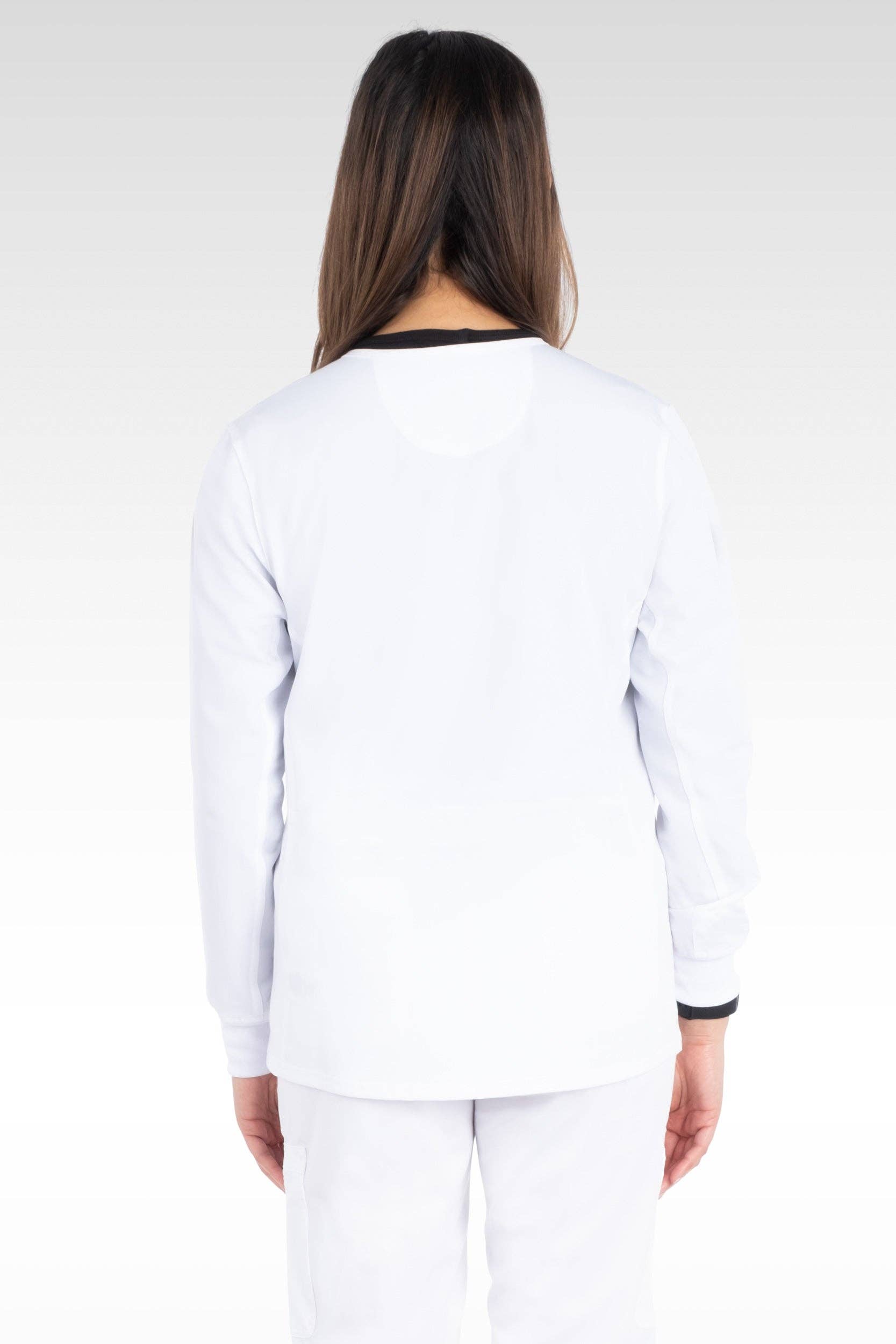 Aura Naturale - Wholesale Healthcare Uniform - Women's - Tana Women Round Neck Zipped Scrubs Jacket 4 Pockets (17050)10