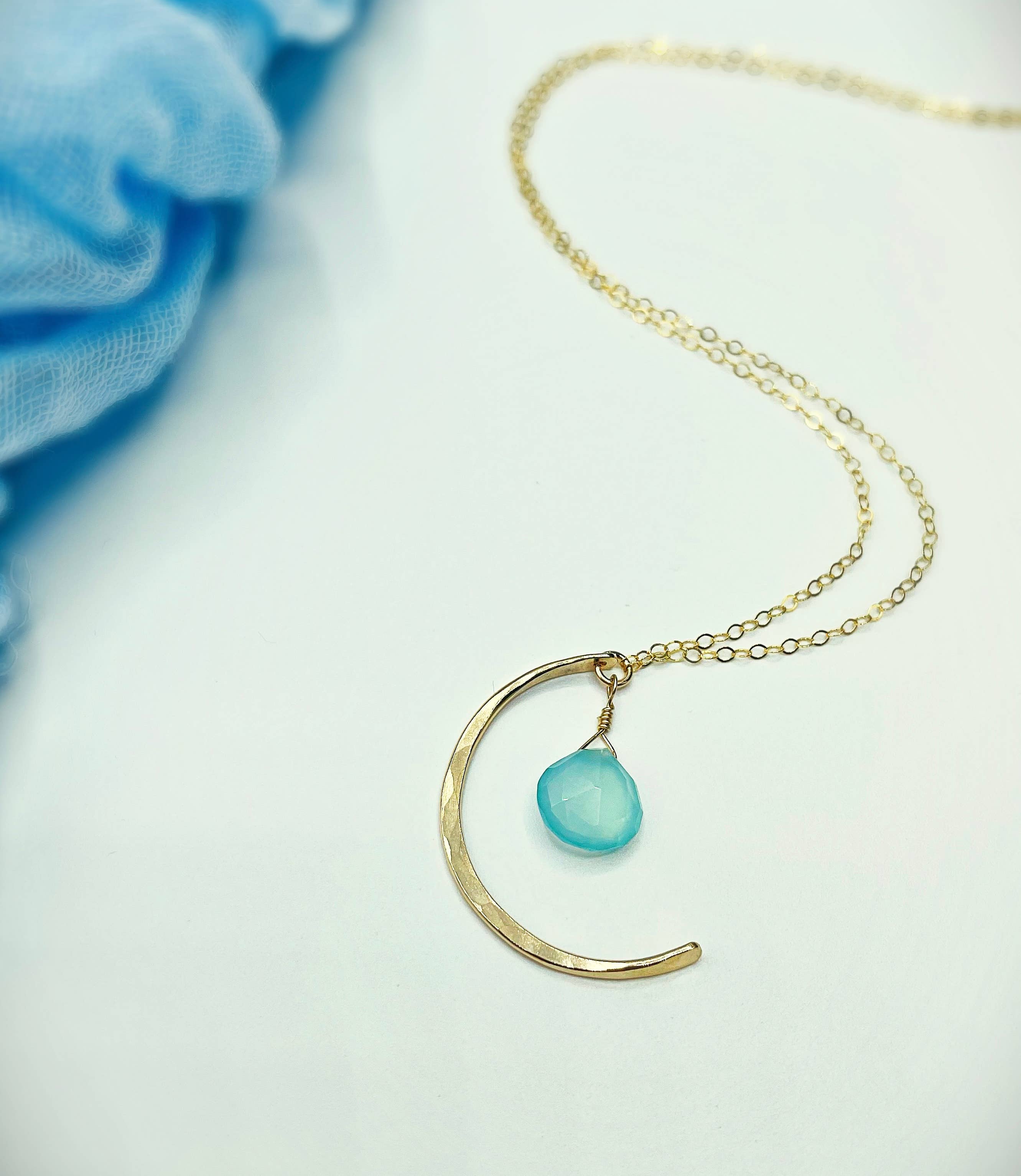 REMOVED BRAND - Wholesale Pendant/Charm Necklace - Blue Sky Luna Necklace2