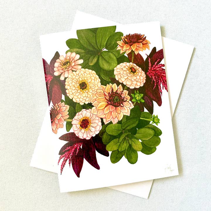 Höstbukett Notecard för wholesale av Broad Bloom