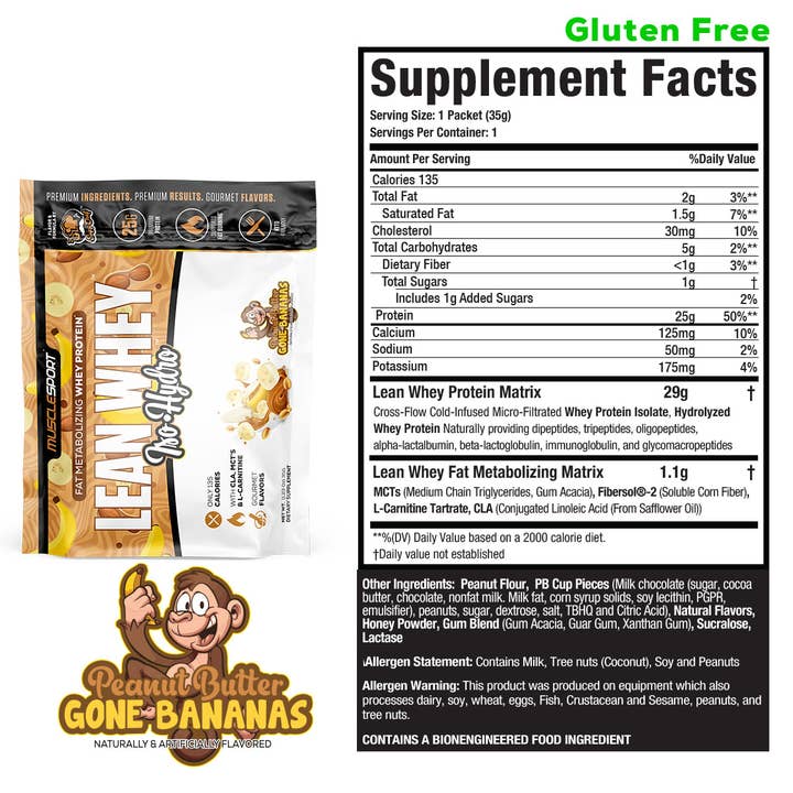 MuscleSport - Wholesale Protein/superfood powder - Lean Whey® Single Serve Packets22