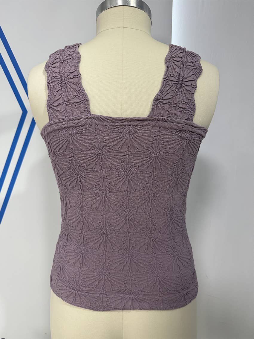 Hope & Sunshine - Wholesale Tanktop - Dames - Jacquard gebreide tanktop11