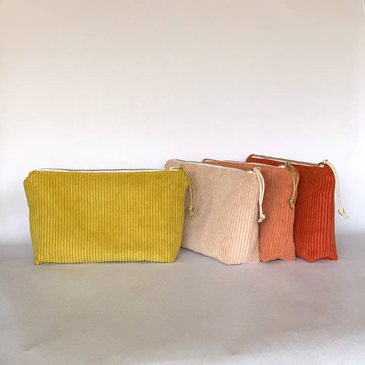Newton Supply Co - Wholesale Makeup/Cosmetic Bag - corduroy cosmetic bag
