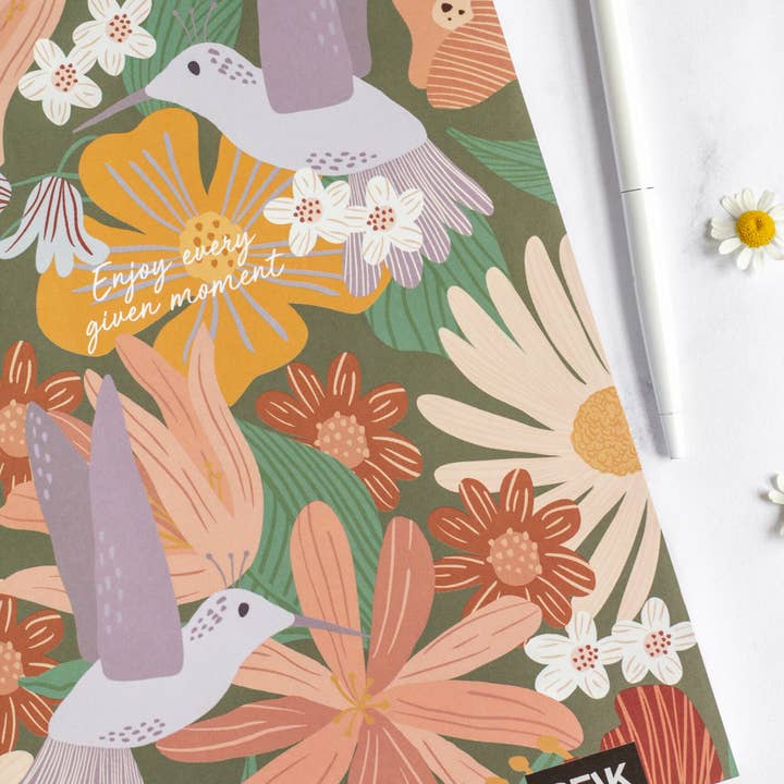 SEIK - Wholesale Notebook - Squared and lined notebook Jungle & Birdies (2 stk)2