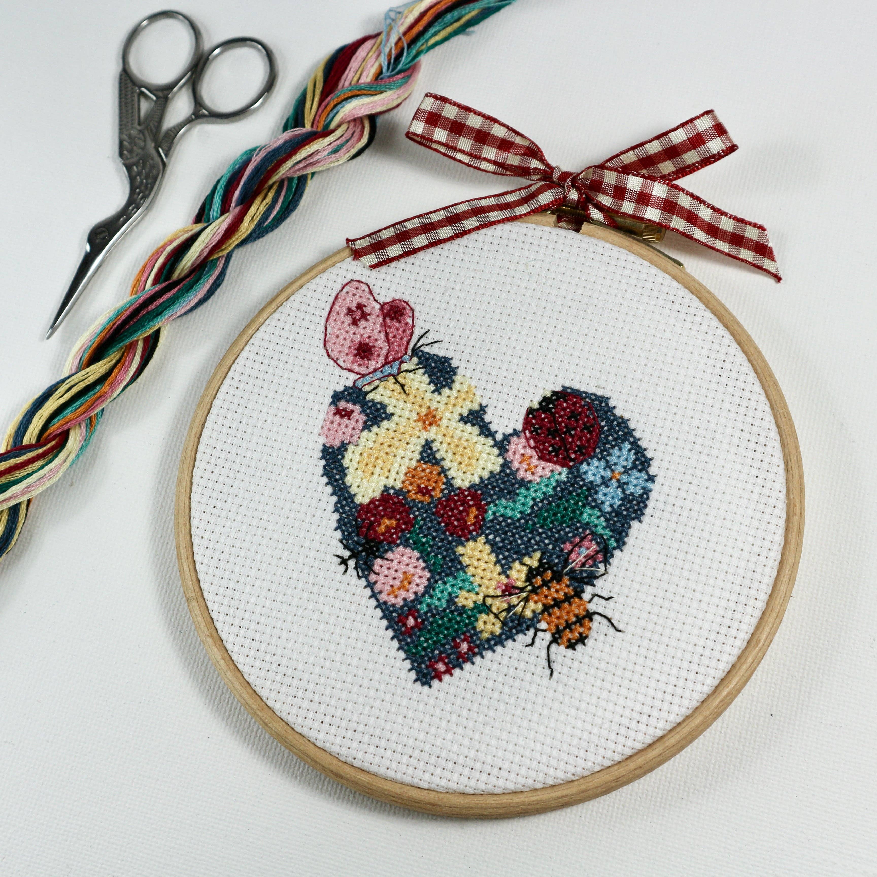 Stitchkits Crafts - Wholesale Embroidery/Cross Stitch Supplies - Woodland Heart, Cross Stitch Kit2
