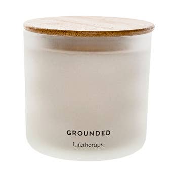 Edición limitada Vela de cera de soja de lujo - GROUNDED 15oz. para venta al por mayor de Lifetherapy