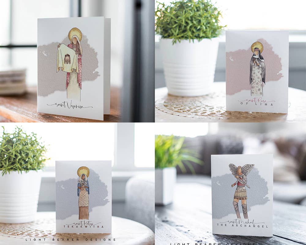 Light Bearer Designs - Wholesale Everyday Greeting Card - Catholic Saint Greeting Cards5