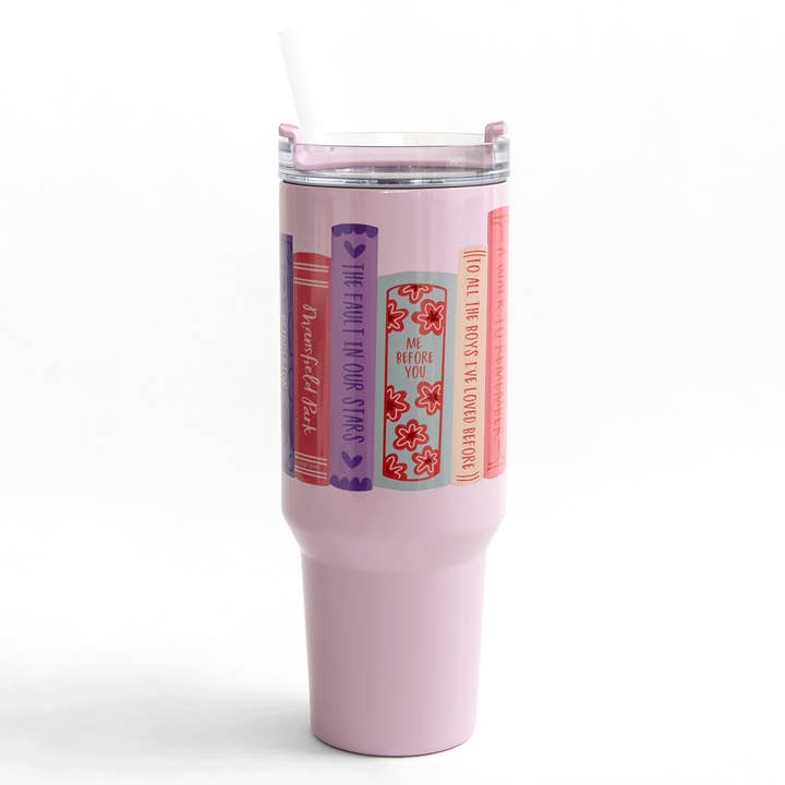 Pippi Post - Wholesale Insulated mug/tumbler - Romance Books 40oz Tumbler2