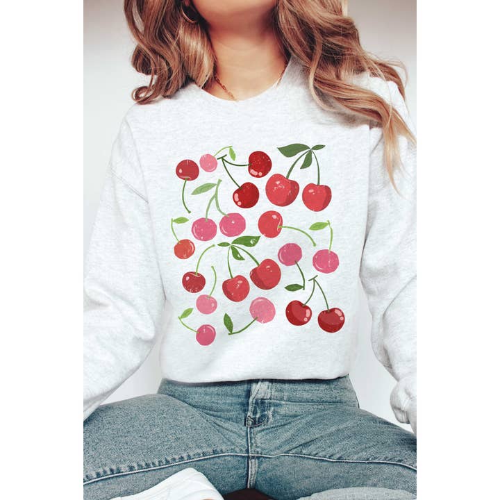 KIRSCHEN Grafik-Sweatshirt für den Großhandel von A. BLUSH CO