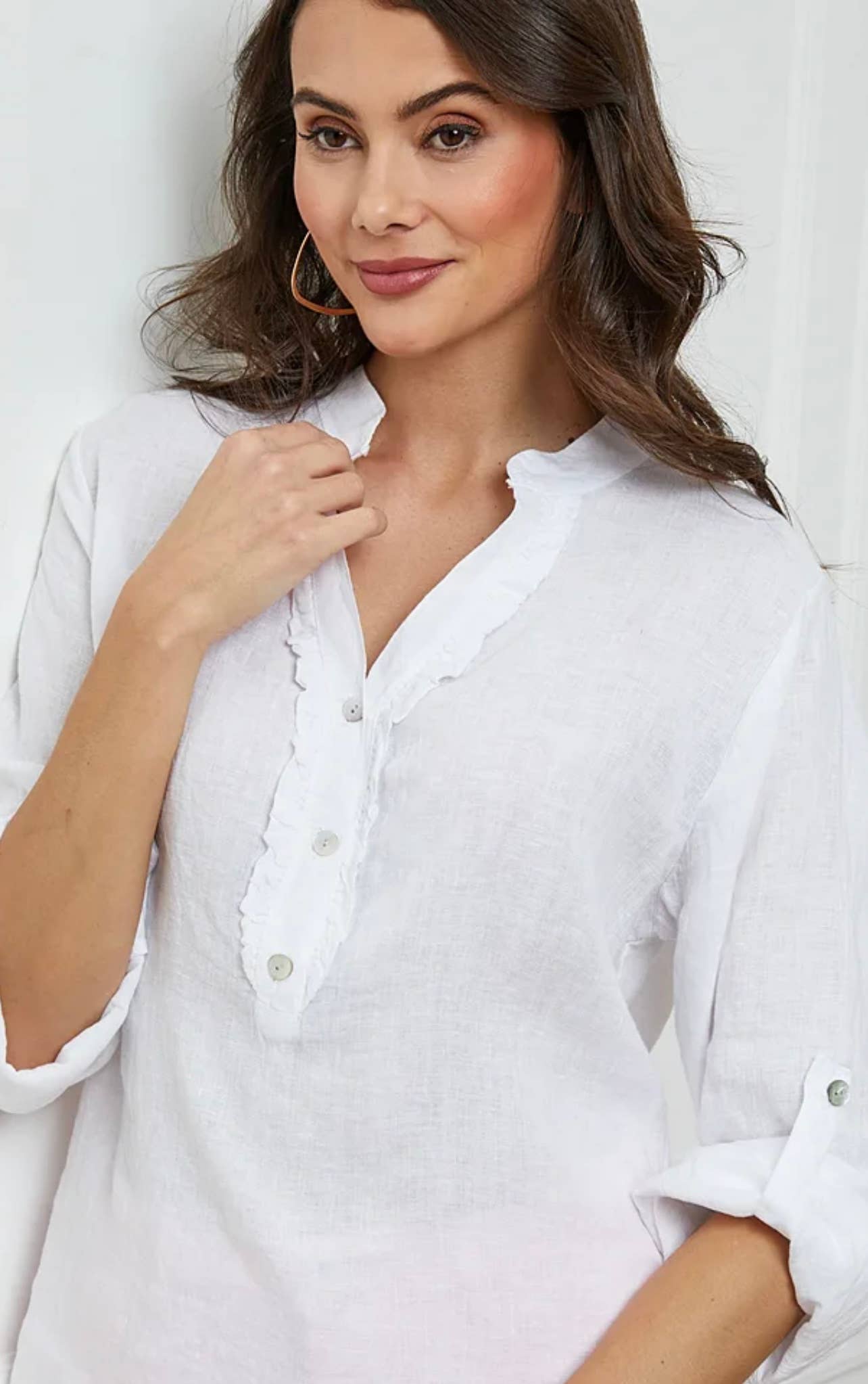 LÉA & LUC – wholesale Blus - Dam – Blus i 100 % linne REF. 664940